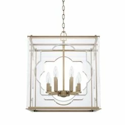 Discount 😍 Capital Lighting Contemporary 8-light Aged Brass Foyer Fixture - Aged Brass ⭐