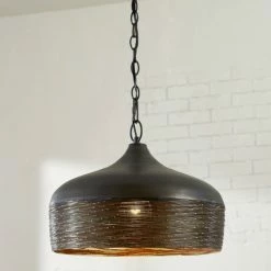 Outlet ⭐ Capital Lighting 1-light Grey Iron Pendant ✔️ -Capital Lighting Shop unnamed file 2634