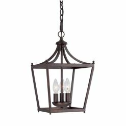 Budget 🎁 Capital Lighting Stanton 3-light Burnished Bronze Foyer Fixture - Burnished Bronze - Burnished Bronze 🛒