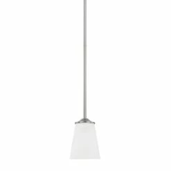 Deals โ Capital Lighting Braylon 1-Light Pendant Brushed Nickel ๐