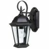 Promo 🛒 Capital Lighting Carraige House 1-light Black Outdoor Wall Lantern 🔥