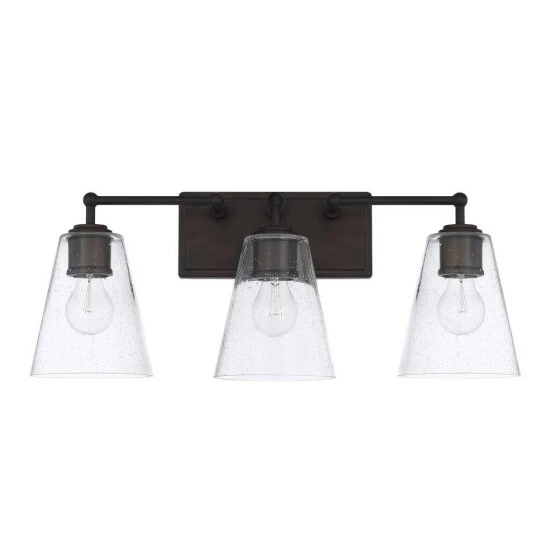 Hot Sale ๐งจ Capital Lighting 3-light Old Bronze Bath/Vanity Light ๐ 1 Hot Sale ๐งจ Capital Lighting 3-light Old Bronze Bath/Vanity Light ๐