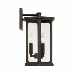 Discount 💯 Capital Lighting Walton Outdoor 3-light Medium Wall Lantern W/ Clear Glass Black 👍 -Capital Lighting Shop unnamed file 2735