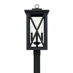 Buy 😉 Capital Lighting Avondale 4-light Black Outdoor Post Mount 🔔