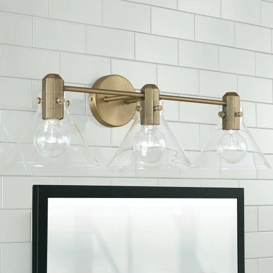 Best deal ๐ฅฐ Capital Lighting Greer 3-light Bath/ Vanity Fixture W/ Clear Glass Matte Black ๐ 3 Best deal ๐ฅฐ Capital Lighting Greer 3-light Bath/ Vanity Fixture W/ Clear Glass Matte Black ๐ - Image 3