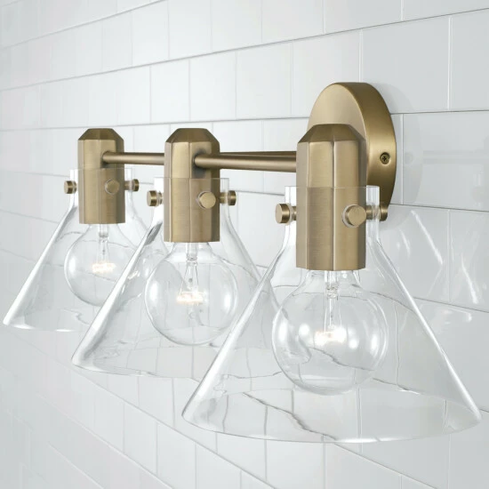 Best deal ๐ฅฐ Capital Lighting Greer 3-light Bath/ Vanity Fixture W/ Clear Glass Matte Black ๐ 4 Best deal ๐ฅฐ Capital Lighting Greer 3-light Bath/ Vanity Fixture W/ Clear Glass Matte Black ๐ - Image 4