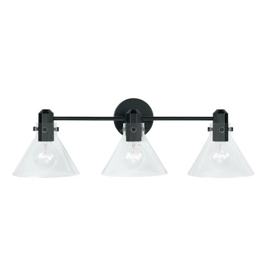 Best deal ๐ฅฐ Capital Lighting Greer 3-light Bath/ Vanity Fixture W/ Clear Glass Matte Black ๐ 6 Best deal ๐ฅฐ Capital Lighting Greer 3-light Bath/ Vanity Fixture W/ Clear Glass Matte Black ๐ - Image 6