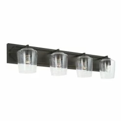 Best reviews of 🛒 Capital Lighting Merrick 4-light 34-inch Bath/ Vanity Fixture W/ Clear Seeded Glass Old Bronze 🎁 -Capital Lighting Shop unnamed file 2760