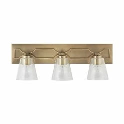 Coupon 🥰 Capital Lighting Jordyn 3-light Aged Brass Bath/ Vanity Fixture W/ Clear Seeded Glass ⭐ -Capital Lighting Shop unnamed file 2767