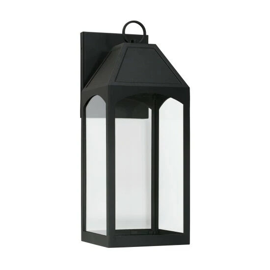 Best Pirce 🥰 Capital Lighting Burton Outdoor 1-light Black Medium LED Wall Lantern W/ Clear Glass 🧨 1 Best Pirce 🥰 Capital Lighting Burton Outdoor 1-light Black Medium LED Wall Lantern W/ Clear Glass 🧨