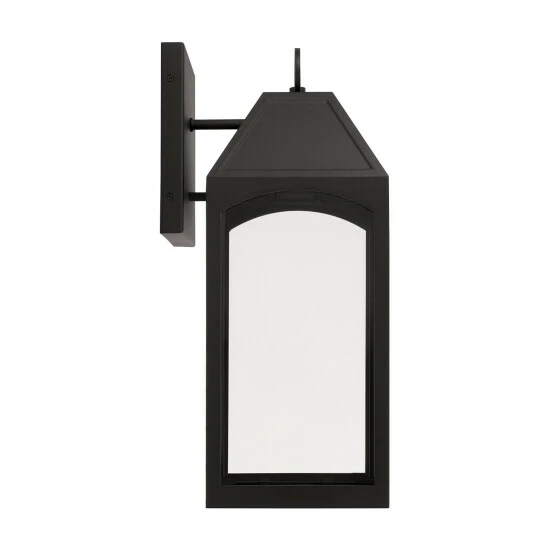 Best Pirce 🥰 Capital Lighting Burton Outdoor 1-light Black Medium LED Wall Lantern W/ Clear Glass 🧨 2 Best Pirce 🥰 Capital Lighting Burton Outdoor 1-light Black Medium LED Wall Lantern W/ Clear Glass 🧨 - Image 2