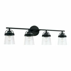 Cheap 🎉 Capital Lighting Madison 4-light Bath/ Vanity Fixture W/ Clear Seeded Glass Brushed Nickel 😍 -Capital Lighting Shop unnamed file 2784