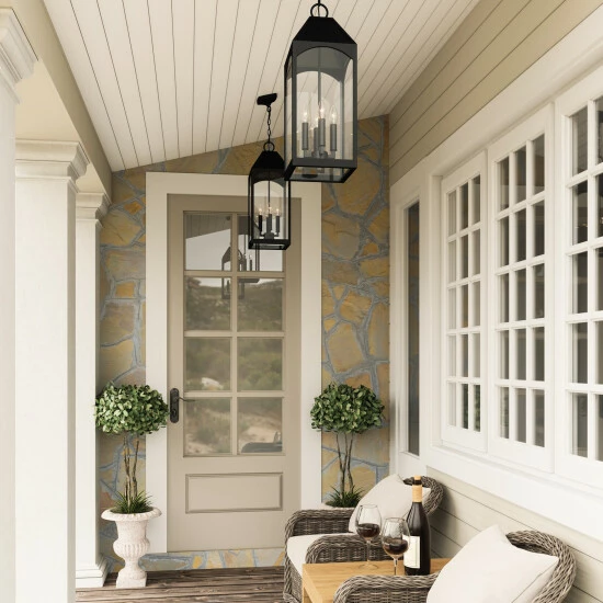 Buy ๐ Capital Lighting Burton 4-light Black Outdoor Hanging Lantern ๐ 2 Buy ๐ Capital Lighting Burton 4-light Black Outdoor Hanging Lantern ๐ - Image 2