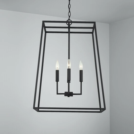 Outlet โจ Capital Lighting Clint 4-light Black Iron Hanging Pendant ๐ 3 Outlet โจ Capital Lighting Clint 4-light Black Iron Hanging Pendant ๐ - Image 3