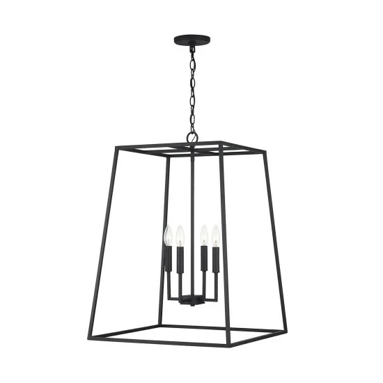 Outlet โจ Capital Lighting Clint 4-light Black Iron Hanging Pendant ๐ 5 Outlet โจ Capital Lighting Clint 4-light Black Iron Hanging Pendant ๐ - Image 5