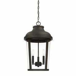 Cheap 💯 Capital Lighting Dunbar 3-light Oiled Bronze Outdoor Hanging Lantern 🔔