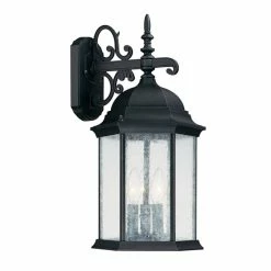 Top 10 ⌛ Capital Lighting Main Street 3-light Black Outdoor Wall Lantern ✨