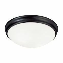Deals ❤️ Capital Lighting 3-light Matte Black Flush Mount 🔔