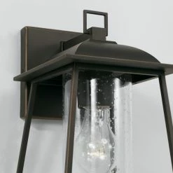 Hot Sale 🔥 Capital Lighting Durham 6.5" 1-light Outdoor Wall Lantern W/ Clear Seeded Glass Oiled Bronze ✔️ -Capital Lighting Shop unnamed file 2854