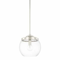 Best reviews of 🎉 Capital Lighting Mid-Century 1-light Polished Nickel Pendant 🔥
