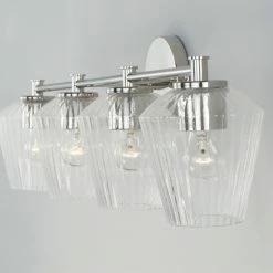 Best reviews of 🎉 Capital Lighting 4-light 33-inch Bath/ Vanity Fixture W/ Clear Fluted Glass Aged Brass ✨ -Capital Lighting Shop unnamed file 2870