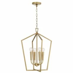 Cheap ✨ Capital Lighting Holden 4-light Foyer Pendant Aged Brass 😍 -Capital Lighting Shop unnamed file 2876