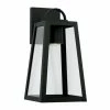Coupon 🎁 Capital Lighting Leighton 16" Tall 1-light Minimal Light Pollution Outdoor Wall Lantern W/ Clear Glass Oiled Bronze ✔️