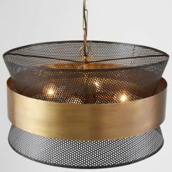 Best Sale ⌛ Capital Lighting 4-light Patinaed Brass/Black Pendant 🧨 -Capital Lighting Shop unnamed file 289