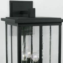 New ✔️ Capital Lighting Barrett 11.5" 4-light Outdoor Wall Lantern W/ Antiqued Glass Oiled Bronze ⭐ -Capital Lighting Shop unnamed file 2893