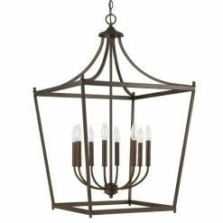 Hot Sale 👏 Capital Lighting Stanton 8-light Burnished Bronze Foyer Pendant ⌛