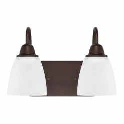 Cheapest ❤️ Capital Lighting Trenton 2-light Bronze Bath/Vanity Light ✔️