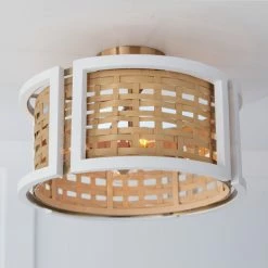 Flash Sale ❤️ Capital Lighting Lola 4-light Flat White/ Matte Brass Convertible Pendant/ Semi-Flush Mount ❤️ -Capital Lighting Shop unnamed file 2923