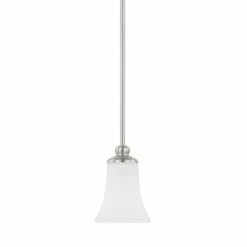 Deals 🥰 Capital Lighting Griffin 1-Light Pendant Brushed Nickel 🎉