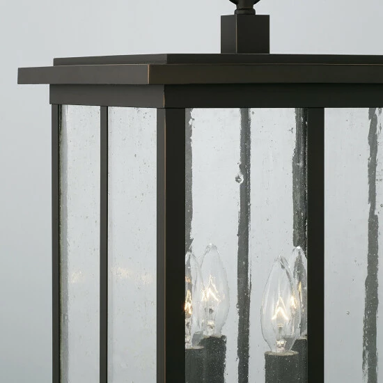 Best Sale โญ Capital Lighting Barrett 11.5" 4-light Outdoor Hanging Lantern Pendant W/ Antiqued Glass Black ๐ 7 Best Sale โญ Capital Lighting Barrett 11.5" 4-light Outdoor Hanging Lantern Pendant W/ Antiqued Glass Black ๐ - Image 7