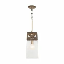 Brand new ๐ Capital Lighting 1-light Aged Brass Pendant ๐ฏ