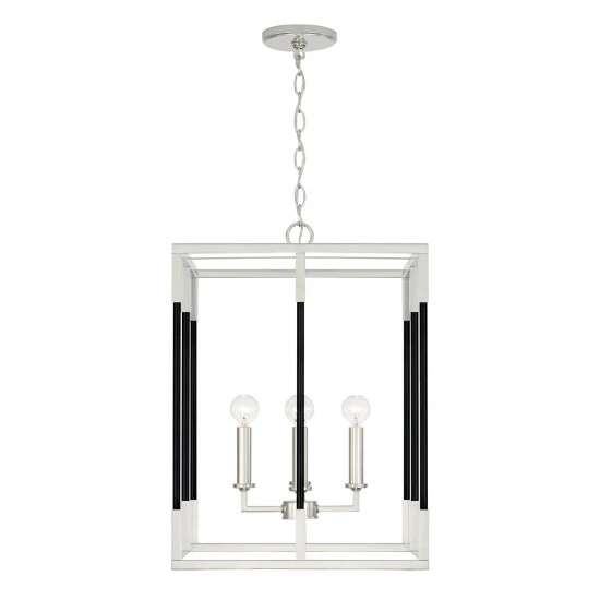 Best Pirce ๐ Capital Lighting Bleeker 4-light Foyer Pendant Aged Brass/ Black ๐ 6 Best Pirce ๐ Capital Lighting Bleeker 4-light Foyer Pendant Aged Brass/ Black ๐ - Image 6