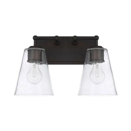 Budget ๐คฉ Capital Lighting 2-light Old Bronze Bath/Vanity Light ๐ 1 Budget ๐คฉ Capital Lighting 2-light Old Bronze Bath/Vanity Light ๐