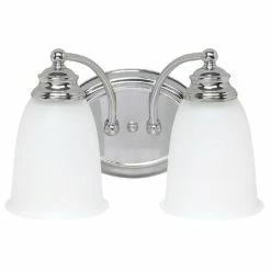 Discount 🤩 Capital Lighting 2-light Chrome Bath/Vanity Fixture 💯