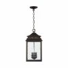 Cheapest 🤩 Capital Lighting Sutter Creek 3-light Oiled Bronze Outdoor Hanging Lantern/ Pendant ✔️