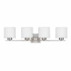 Brand new 🧨 Capital Lighting Steele 4-light Brushed Nickel Bath/Vanity Light - Brushed Nickel 😉