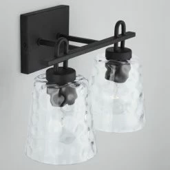 Best deal 😀 Capital Lighting Fenton 2-light Black Iron Bath/ Vanity Fixture W/ Clear Water Glass ✔️ -Capital Lighting Shop unnamed file 3020