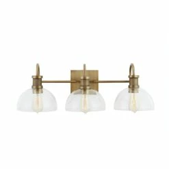 Best Pirce 🔥 Capital Lighting Cassidy 3-light Aged Brass Bath/ Vanity Fixture W/ Clear Glass 🔥 -Capital Lighting Shop unnamed file 3025