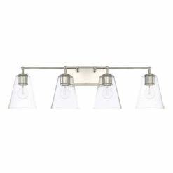 Budget 😉 Capital Lighting 4-light Polished Nickel Bath/Vanity Light - Polished Nickel - Polished Nickel 🎉