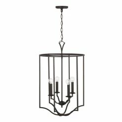 Alternative view of Best Pirce 😍 Capital Lighting Jaymes 18" 4-light Old Bronze Foyer Pendant 😉