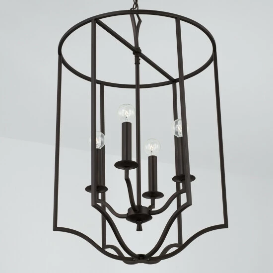 Best Pirce 😍 Capital Lighting Jaymes 18" 4-light Old Bronze Foyer Pendant 😉 3 Best Pirce 😍 Capital Lighting Jaymes 18" 4-light Old Bronze Foyer Pendant 😉 - Image 3