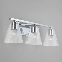 Cheapest ✨ Capital Lighting Layla 3-light Chrome Bath/ Vanity Fixture W/ Embossed Spiral Glass 🧨 -Capital Lighting Shop unnamed file 3039