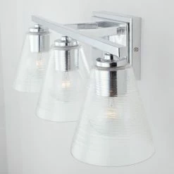 Cheapest ✨ Capital Lighting Layla 3-light Chrome Bath/ Vanity Fixture W/ Embossed Spiral Glass 🧨 -Capital Lighting Shop unnamed file 3040