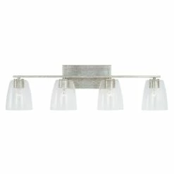 Brand new 🔔 Capital Lighting Sylvia 4-light 34-inch Bath/ Vanity Fixture W/ Clear Seeded Glass Antique Silver 🔔 -Capital Lighting Shop unnamed file 3063