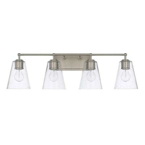 Wholesale ✔️ Capital Lighting 4-light Brushed Nickel Bath/Vanity Light - Brushed Nickel ⌛ 1 Wholesale ✔️ Capital Lighting 4-light Brushed Nickel Bath/Vanity Light - Brushed Nickel ⌛