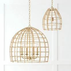 Flash Sale 🌟 Capital Lighting Wren 1-light Matte Brass Large Pendant W/ Handcrafted Rattan 👏 -Capital Lighting Shop unnamed file 3087
